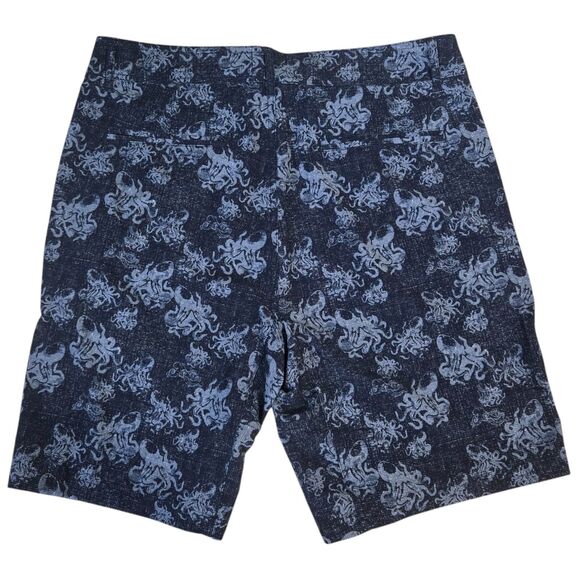 Sperry Water Shorts Size 30 – Octopus Print Swim Trunks – Navy Blue NWT - Picture 2 of 16